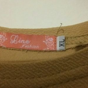 New Dresses - Tan Fashion stretchy dress with tie New Dresses - Tan Fashion stretchy dress with tie